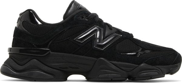 New balance 9060 'Triple Black Suede Patent'