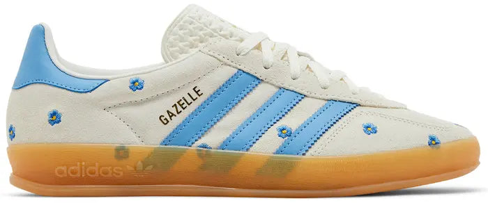 Adidas Gazelle Indoor 'Light Blue Floral Embroidery