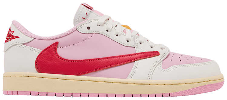 Travis Scott x Air Jordan 1 Retro Low OG 'Sail Tropical Pink