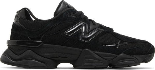 New balance  9060 'Triple Black Suede Patent'
