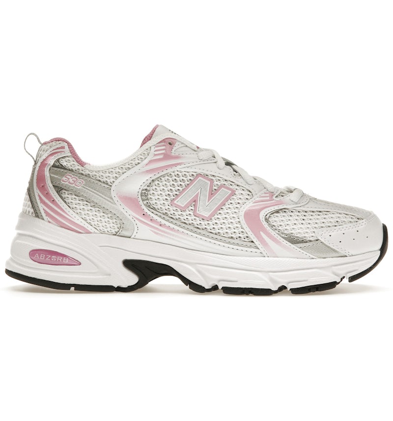 New Balance 530
white silver pink