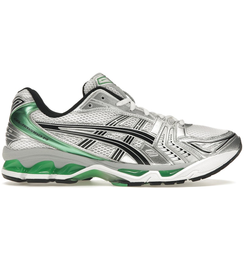 ASICS Gel-Kayano 14  White Green Metallic