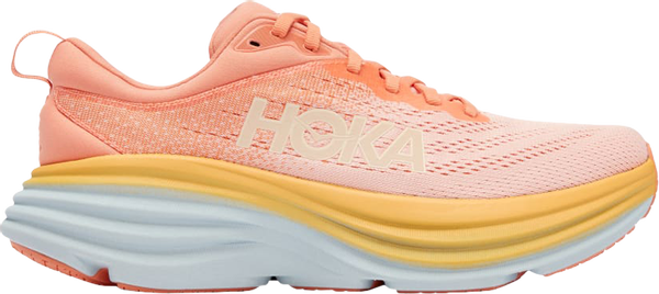 Hoka Bondi 8 'Shell Coral Peach Parfait'
