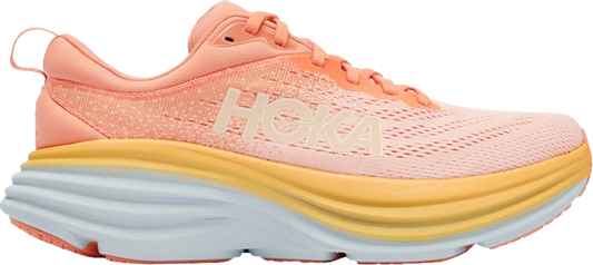 Hoka Bondi 8 'Shell Coral Peach Parfait'